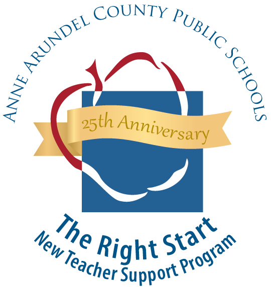 Right Start New Teacher Support 25th anniversary logo Right Start New Teacher Support 25th anniversary logo